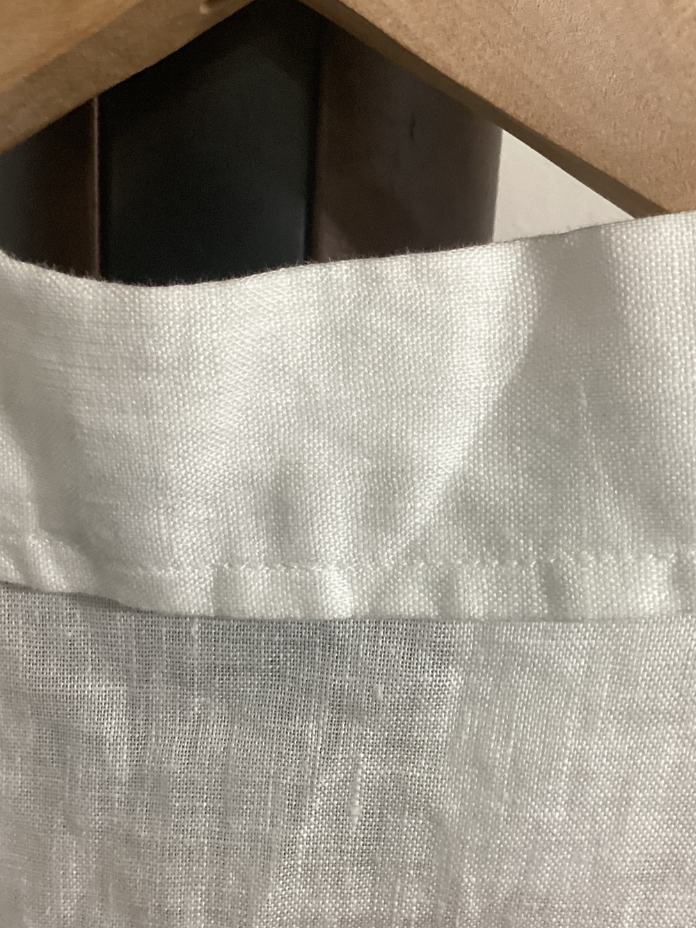 Tahari White Linen Button-Side Tunic NWT Women’s Size Medium - Picture 8 of 11